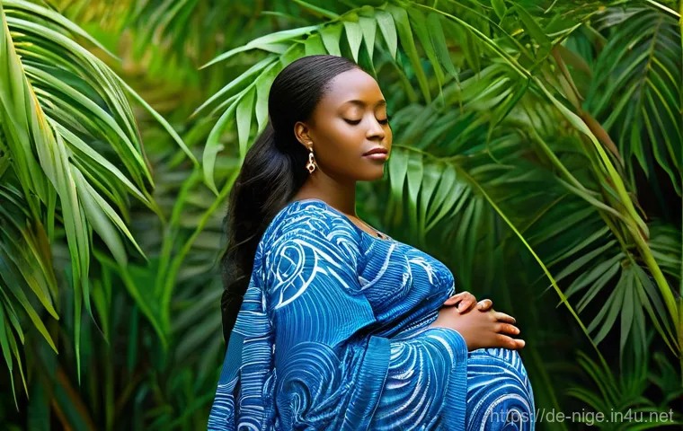 나이지리아의 미신과 속설 - **Prompt:** A young Nigerian woman, elegantly dressed in colourful, modest contemporary African fash...